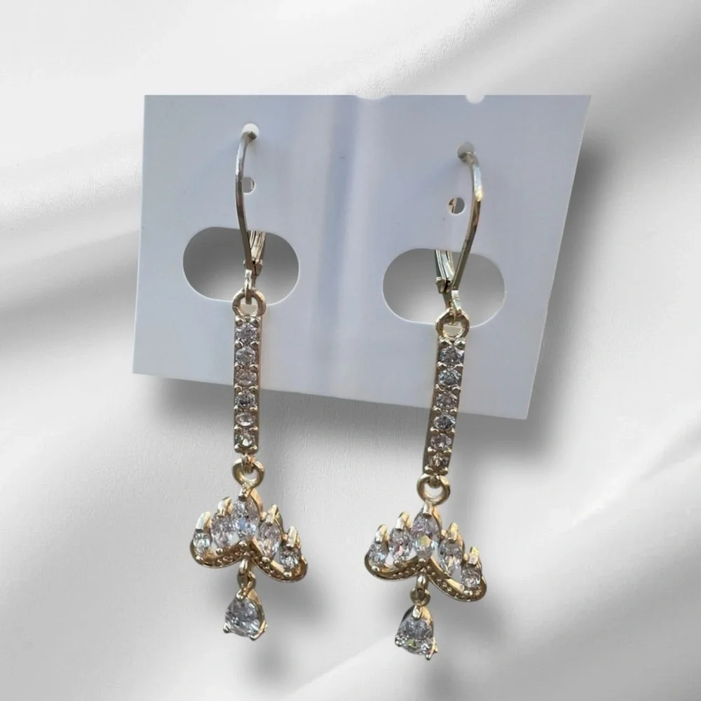 Chandelier Gold Plated Fashion Jewelry Earrings